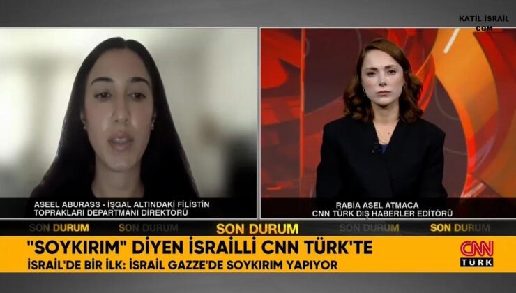 İsrail’de bir ilk: Soykırım raporu… Soykırım diyen İsrailli CNN Türk’te