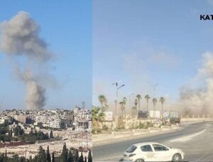 Suriye’de şiddetli patlama! Halep’ten dumanlar yükseliyor