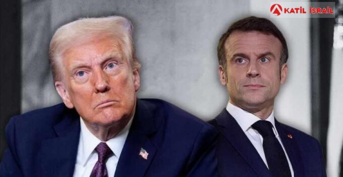 Trump’tan Macron’a tehdit dolu sözler! Mesajları ifşa etti… “Düşmanca konuştuysa…”