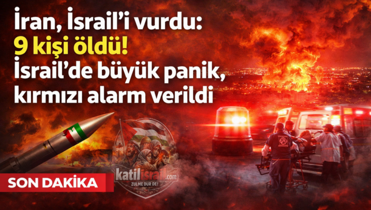 İran’dan İsrail’e Misilleme: 9 Ölü, Ülke Kırmızı Alarmda