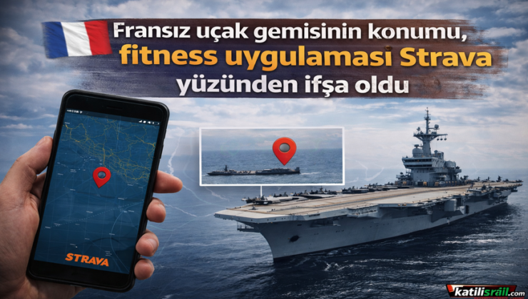 Skandal! Fitness Uygulaması Strava, Fransız Uçak Gemisinin Yerini İfşa Etti!