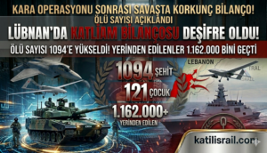İsrail Lübnan katliamı, kara operasyonu bilançosu, Tahsin Ertuğruloğlu açıklama, yerli teknoloji ordusu, Lübnan Sağlık Bakanlığı açıklama