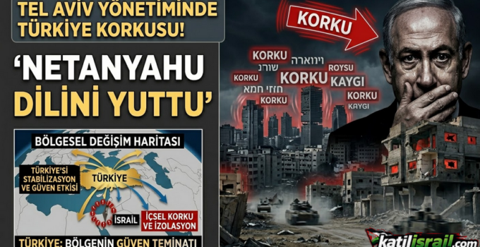 İsrail İçine Kapandı, Terörist başı Netanyahu Türkiye Korkusuyla Sessizliğe Gömüldü! İşte O Anlar