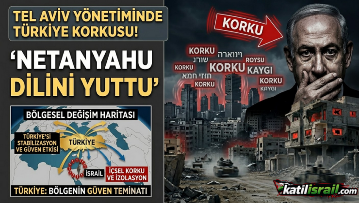 İsrail İçine Kapandı, Terörist başı Netanyahu Türkiye Korkusuyla Sessizliğe Gömüldü! İşte O Anlar