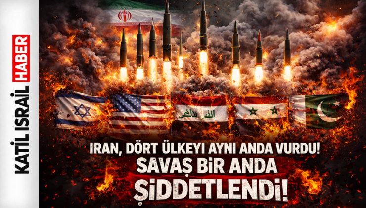 BÖLGE ALEV ÇEMBERİ: İRAN 4 ÜLKEYİ AYNI ANDA VURDU – SİYONİZMİN “GÜVENLİK” DUVARLARI ÇATLIYOR!
