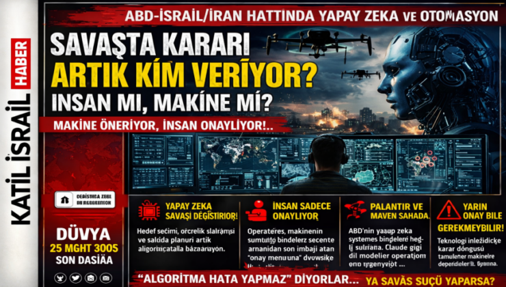 SAVAŞTA KARARI ARTIK KİM VERİYOR? İNSAN MI, MAKİNE Mİ?