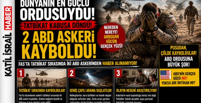 Fas’ta Tatbikat Kabusa Döndü! 2 ABD Askeri Kayıp