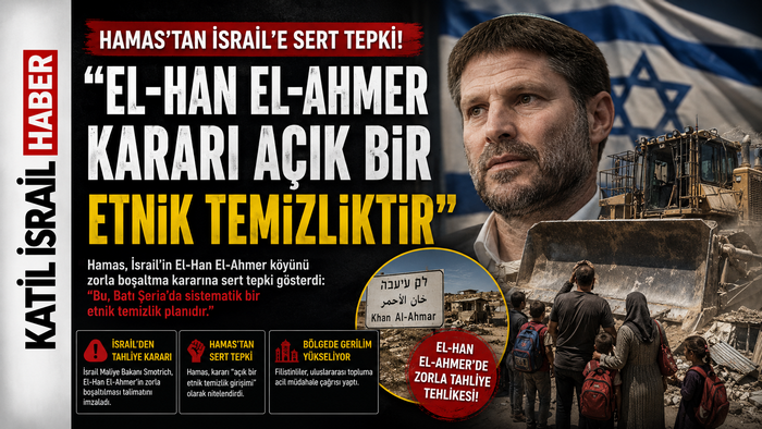 Hamas’tan Sert Tepki! “Bu Açık Bir Etnik Temizlik Planıdır”