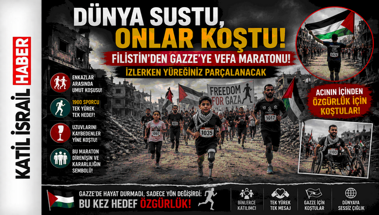 Dünya Sustu, Onlar Koştu! Filistin’den Gazze’ye Vefa Maratonu!  İzlerken Yüreğiniz Parçalanacak