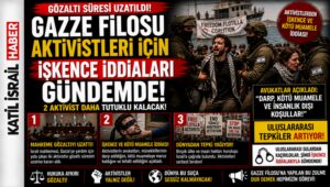 Gazze Filosu Aktivistlerinin Gözaltı Süresi Uzatıldı