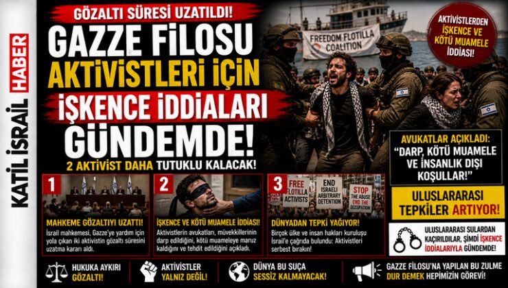 Katil İsrail Devleti Mahkemesinden Kritik Karar: Aktivistler Tutuklu Kalacak