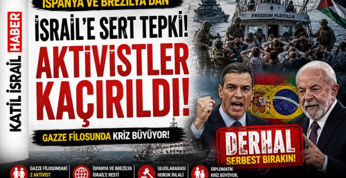 Uluslararası Sularda Şok Müdahale! Aktivistler Kaçırıldı İddiası Kriz Yarattı”