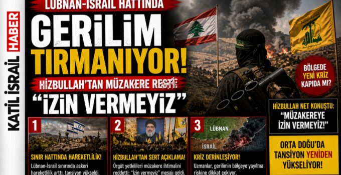 Lübnan-İsrail Hattında Gerilim Tırmanıyor! Hizbullah’tan Net Mesaj: “İzin Vermeyiz”
