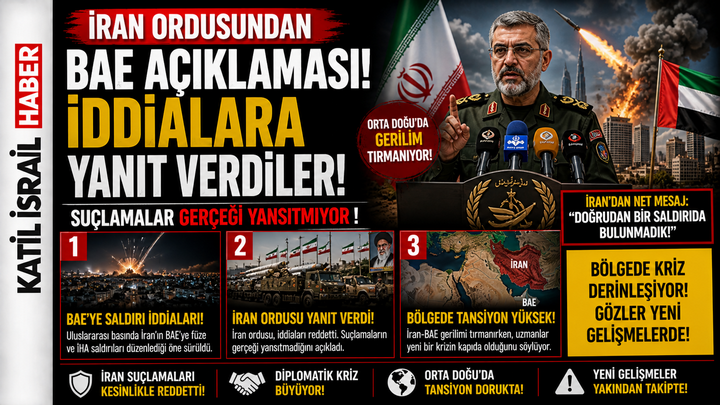 İran Ordusu BAE İddialarını Reddetti: “Gerçeği Çarpıtıyorlar!”
