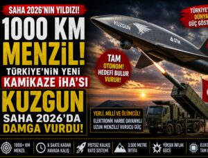 1000 KM MENZİL! Türkiye’nin Kamikaze İHA’sı KUZGUN SAHA 2026’ya Damga Vurdu